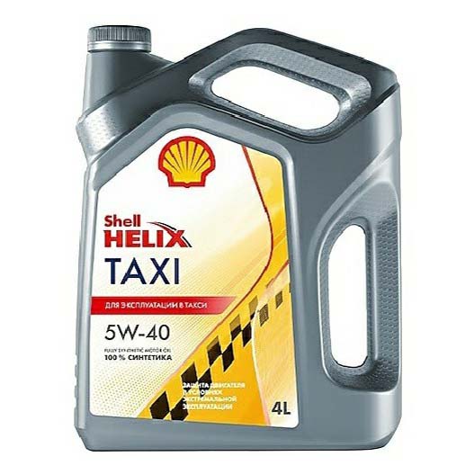 фото Масло shell helix taxi 5w-40 4 л