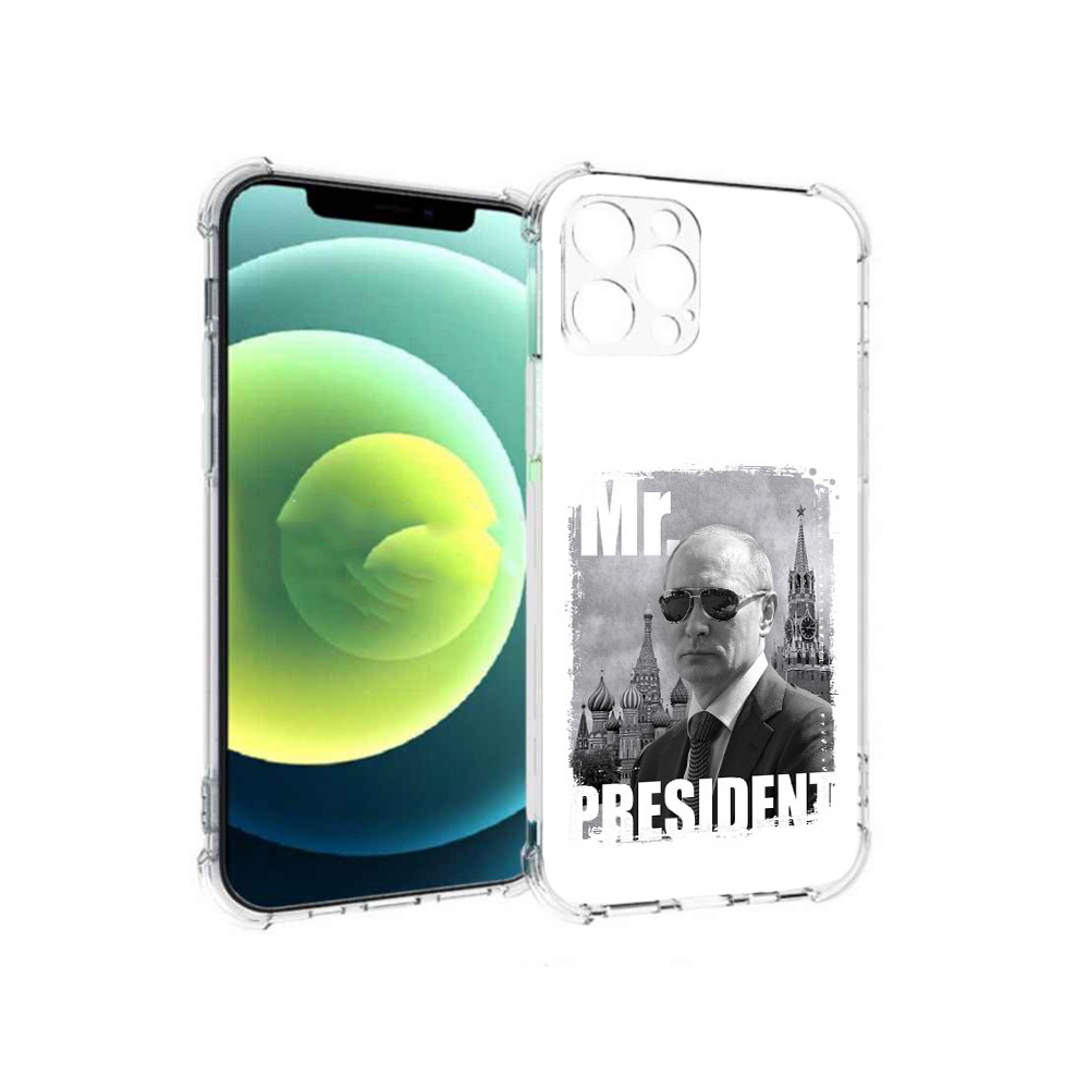 

Чехол MyPads Tocco для Apple iPhone 12 Pro Путин (PT157529.613.141), Прозрачный, Tocco