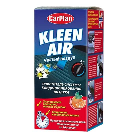 фото Очиститель carplan kleen air для системы кондиционирования воздуха