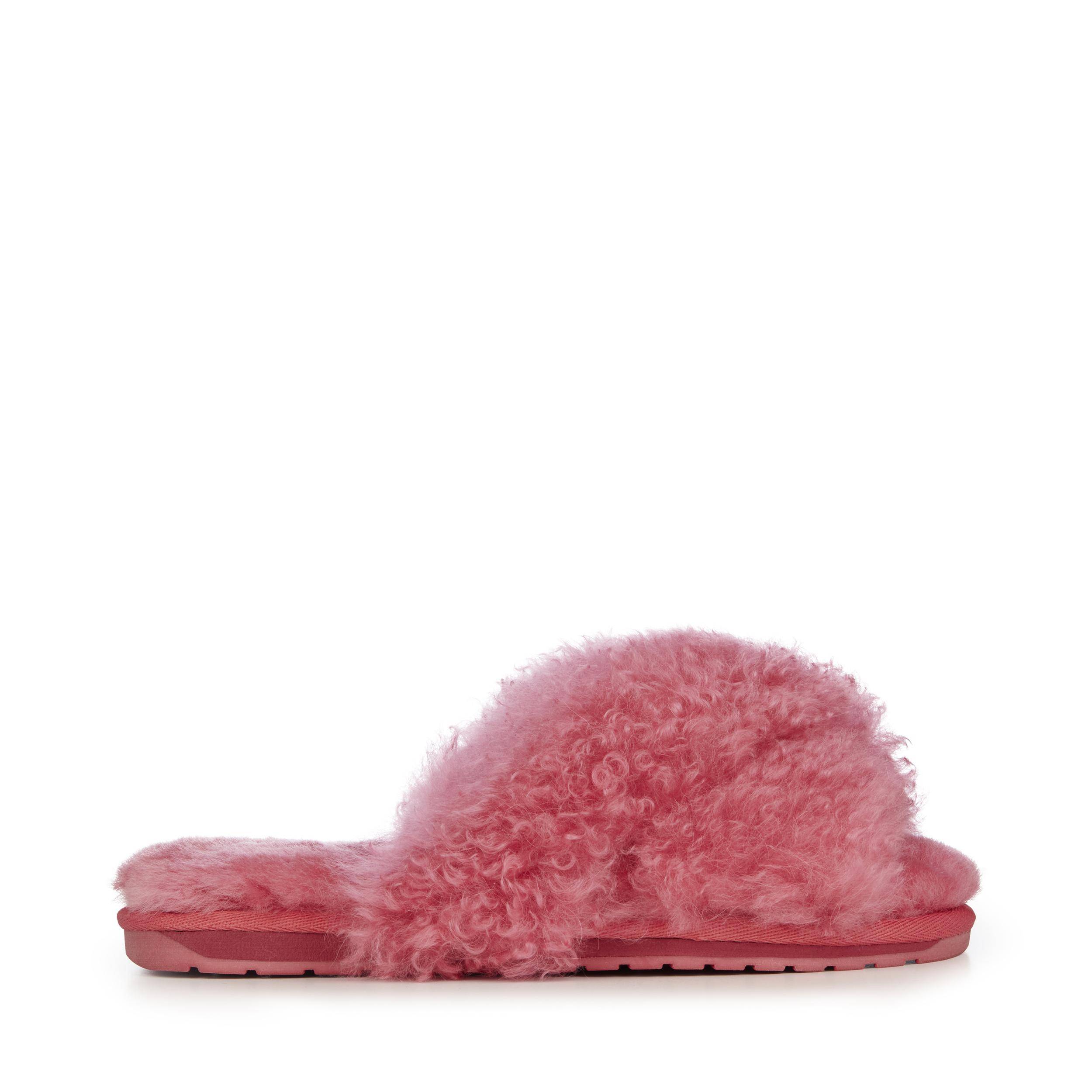 

Тапочки женские EMU Australia Mayberry Curly W12766 розовые 38 EU, Розовый, Mayberry Curly W12766
