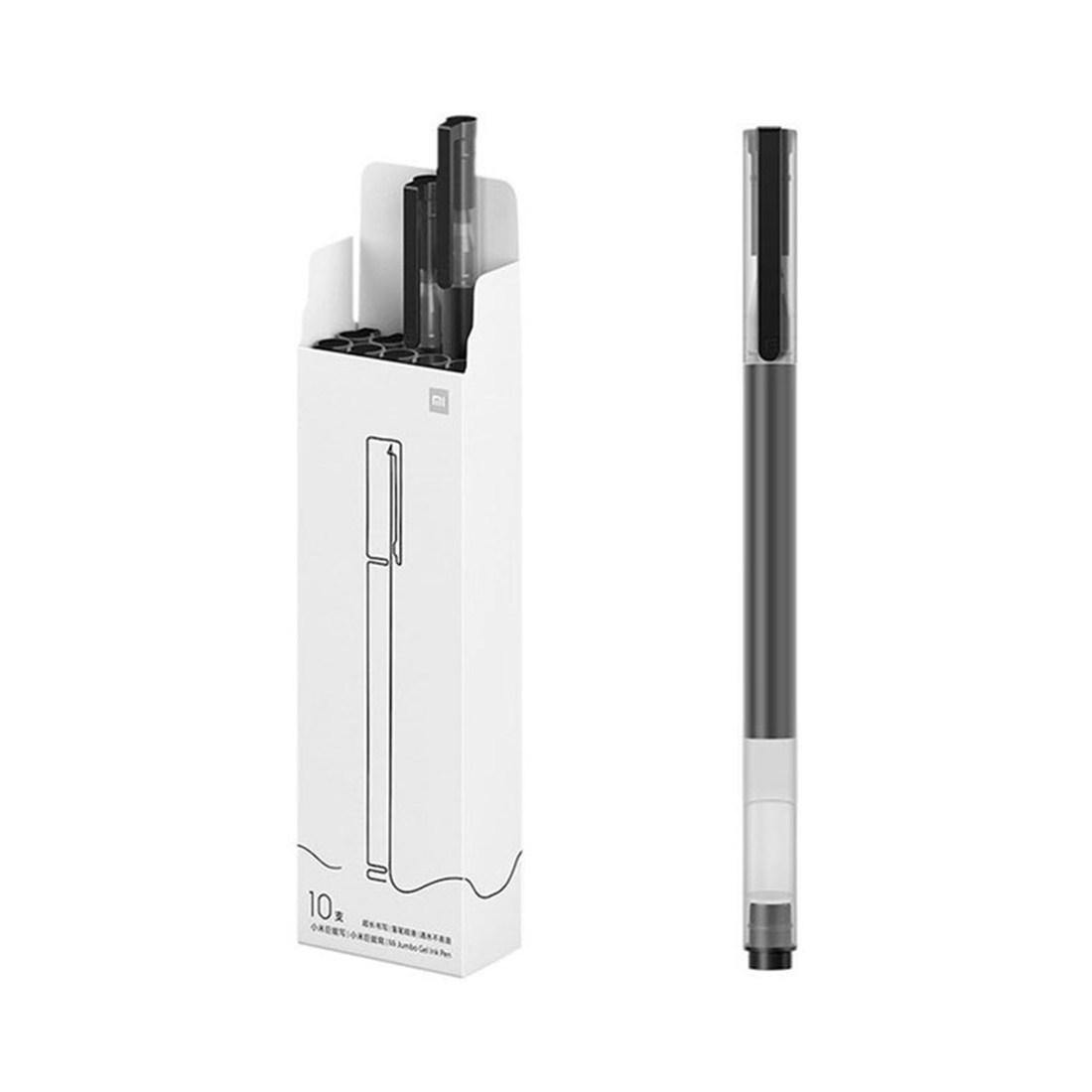 Набор гелевых ручек Xiaomi Gel Ink Pen (MJZXB02WC) 10 шт, черные