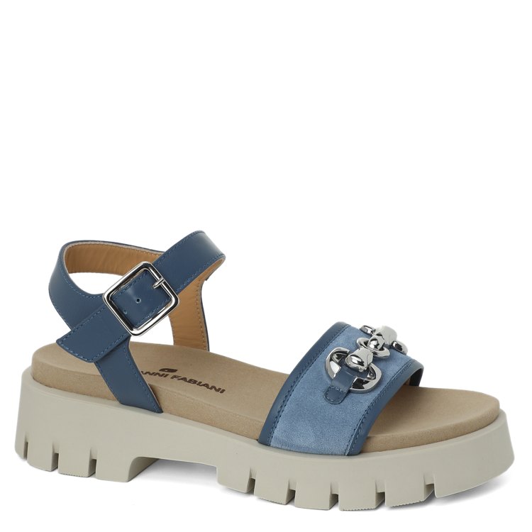 

Босоножки женские Giovanni Fabiani S23702 голубые 39 EU, S23702