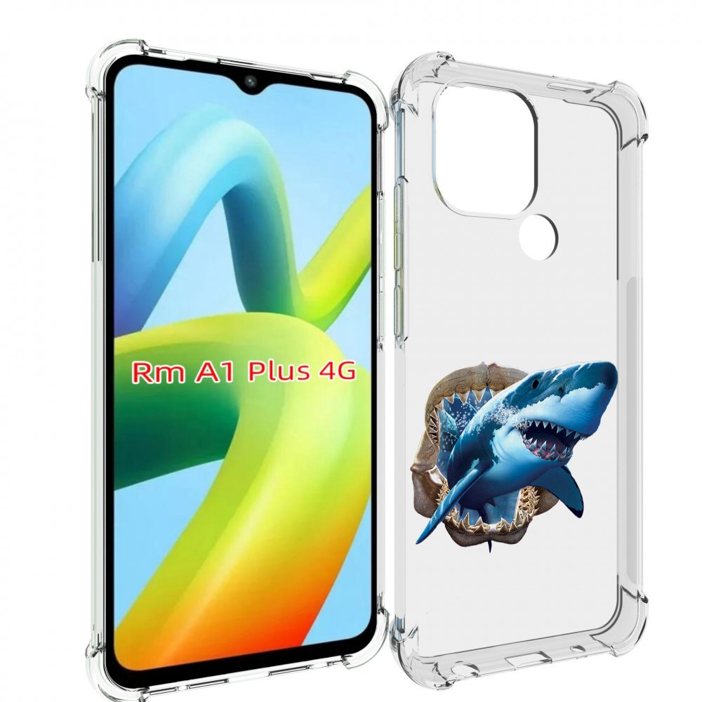 

Чехол MyPads челюсти для Xiaomi Redmi A1 Plus +, Прозрачный, Tocco