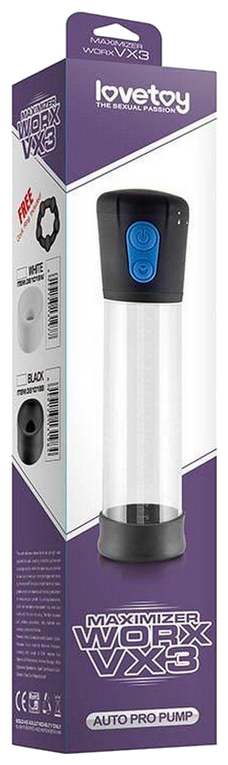 Вакуумная помпа Lovetoy автоматическая Maximizer Worx VX3-AUTO PRO PUMP