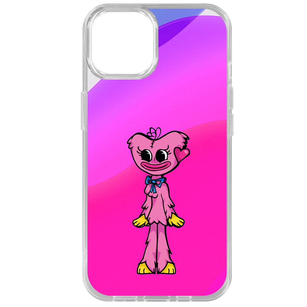 

Чехол-накладка Krutoff Clear Case Хаги Ваги - Киси Миси для iPhone 14, Прозрачный
