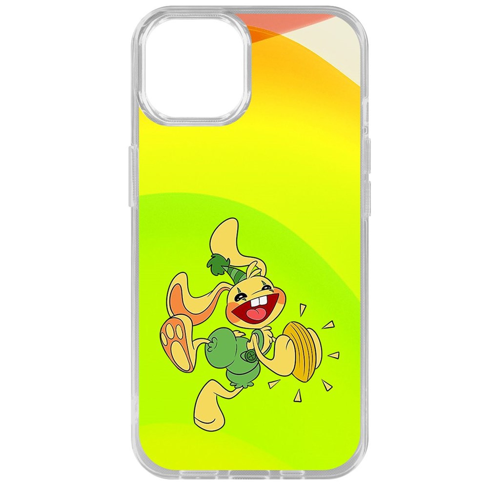 

Чехол-накладка Krutoff Clear Case Хаги Ваги - Крольчонок Бонзо для iPhone 14, Прозрачный