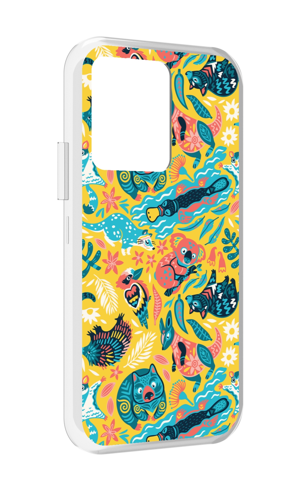 

Чехол MyPads seamless-pattern для Vivo iQOO 10, Прозрачный, Tocco