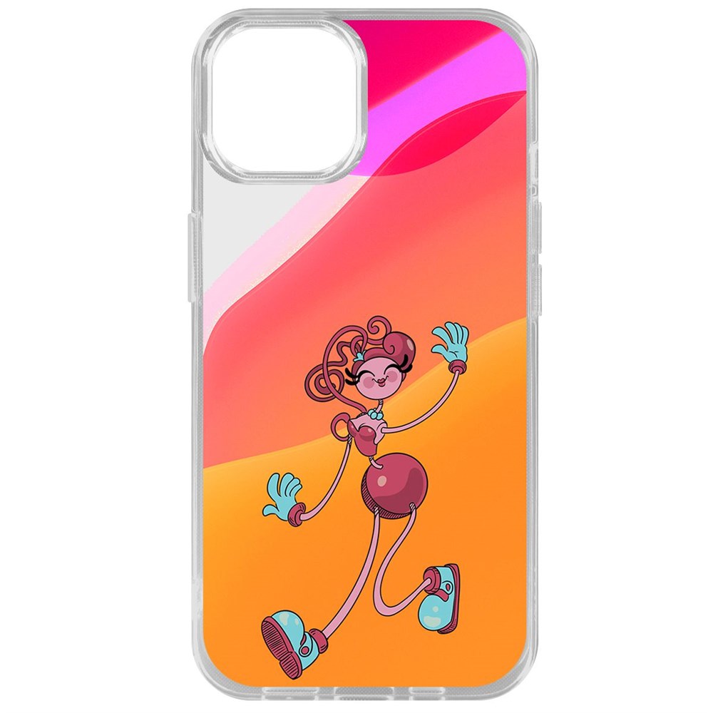 

Чехол-накладка Krutoff Clear Case Хаги Ваги - Мама Длинные Ноги для iPhone 14, Прозрачный