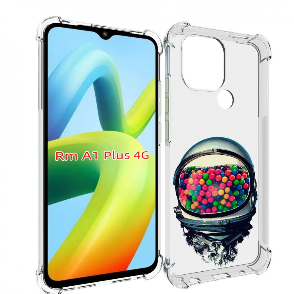 Чехол MyPads шлем космонавта для Xiaomi Redmi A1 Plus +
