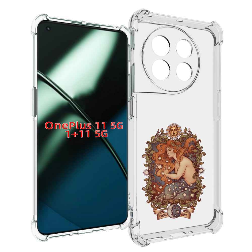 

Чехол MyPads звездная девушка абстракция для OnePlus 11, Прозрачный, Tocco