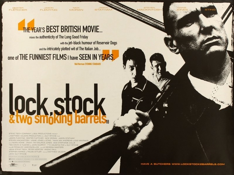 

Постер к фильму "Карты, деньги, два ствола" (Lock, Stock and Two Smoking Barrels) A1