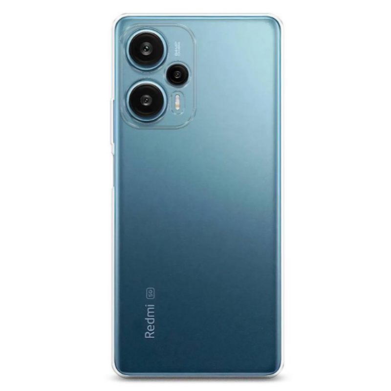 

Чехол силиконовый для Poco F5, Xiaomi Note 12 Turbo, с защитой камеры, X-case, прозрачный