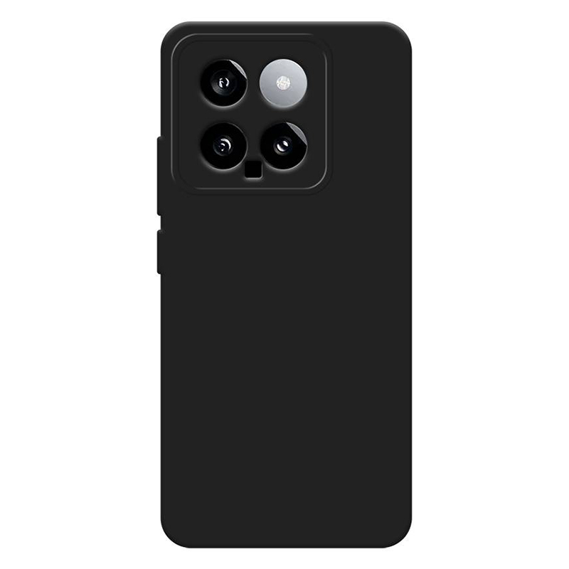 

Чехол силиконовый для Xiaomi 14, good quality, с защитой камеры, X-case, черный