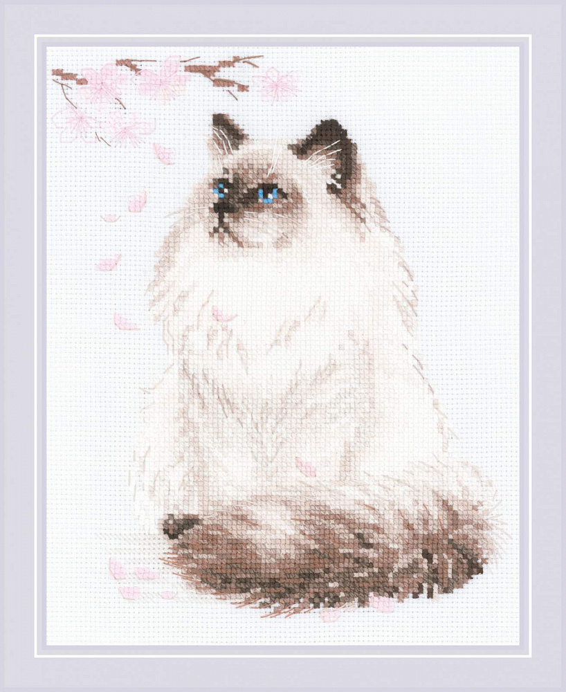 

Вышивка крестом Риолис Мяу-дзен, 24x30 см, Мяу-дзен