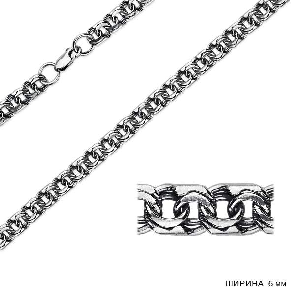 

Браслет из серебра р. 21 Azade Бч-170-6, Бч-170-6