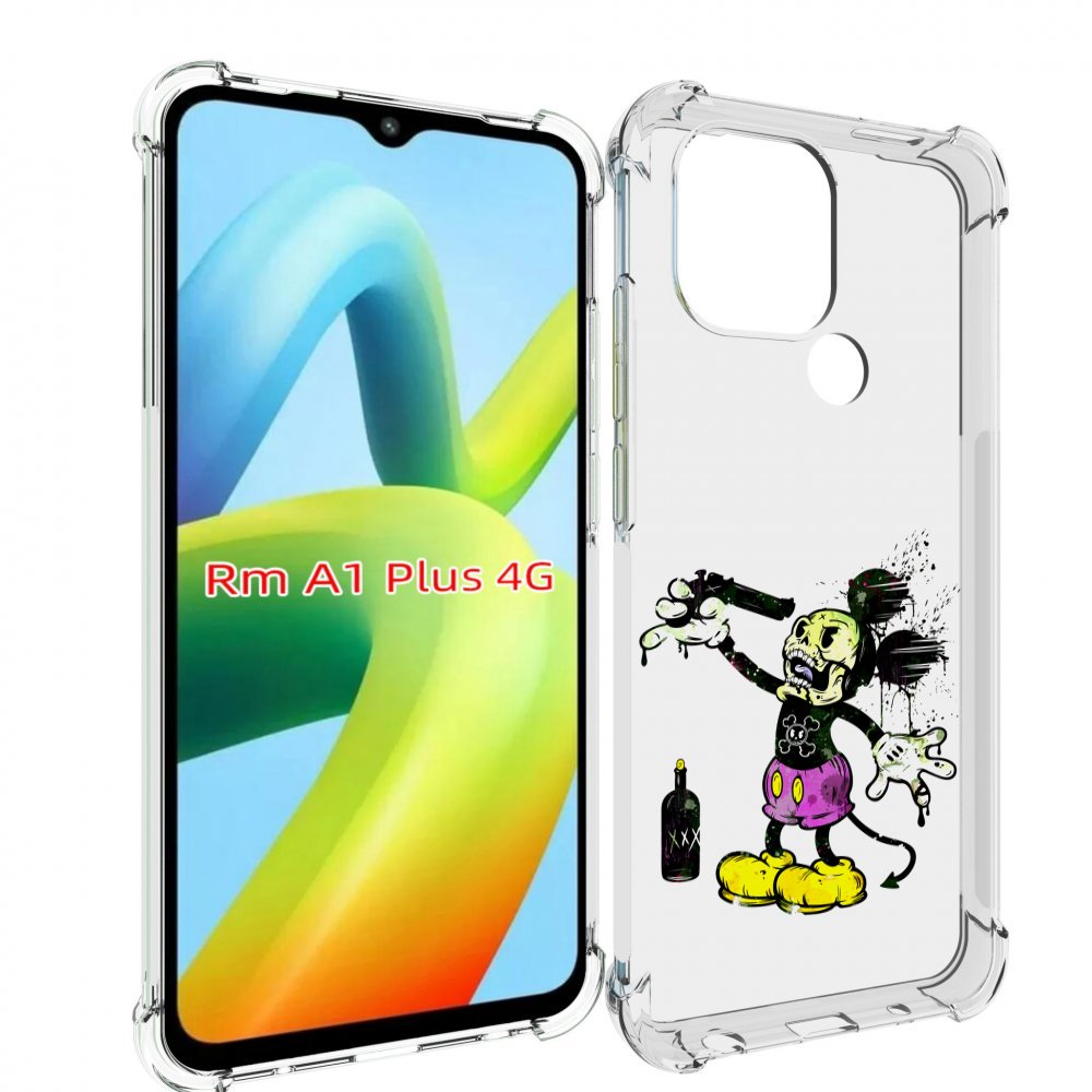 

Чехол MyPads Драг Микки для Xiaomi Redmi A1 Plus +, Прозрачный, Tocco