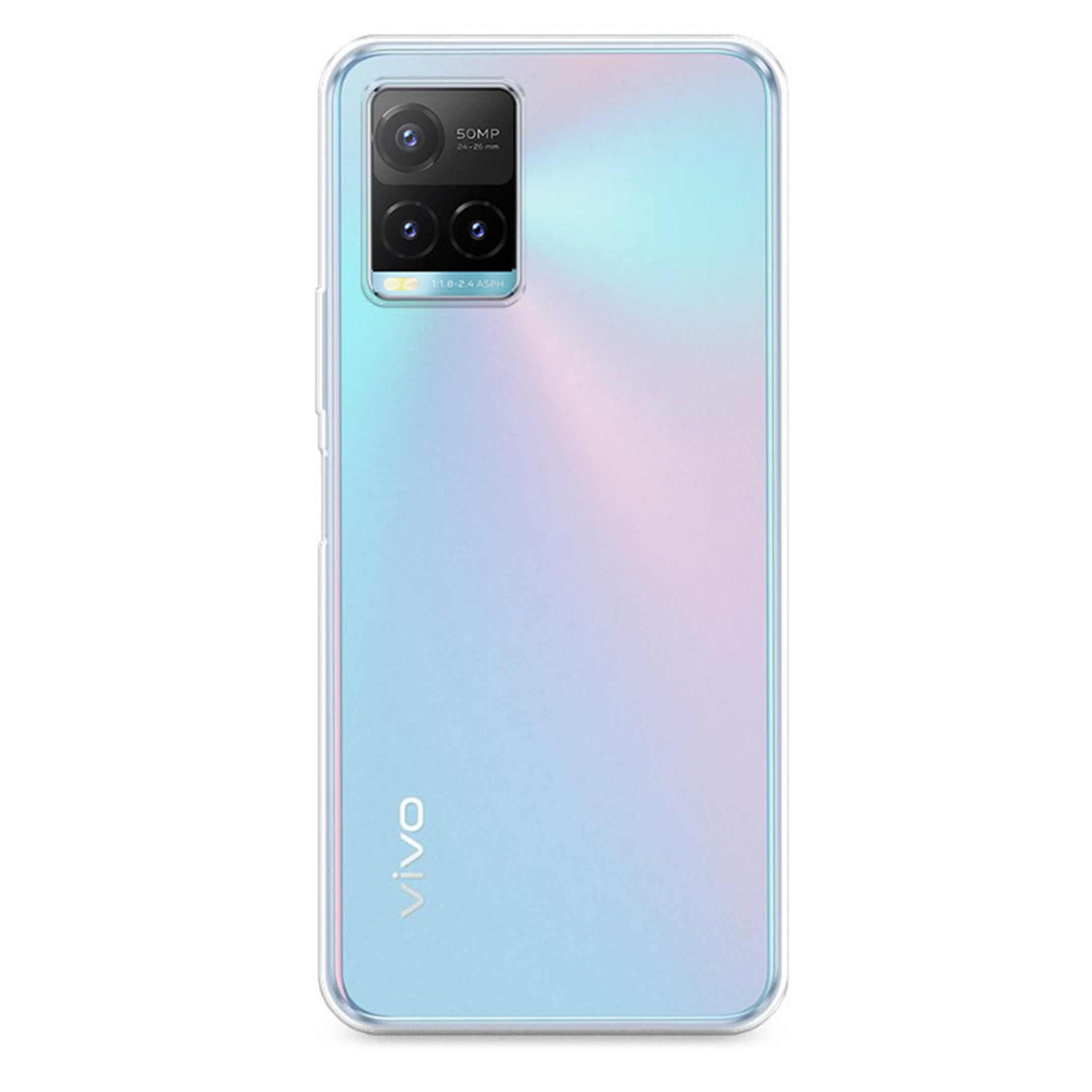 Чехол силиконовый для Vivo Y33S/Y21/Y21S/Y32, X-case, прозрачный