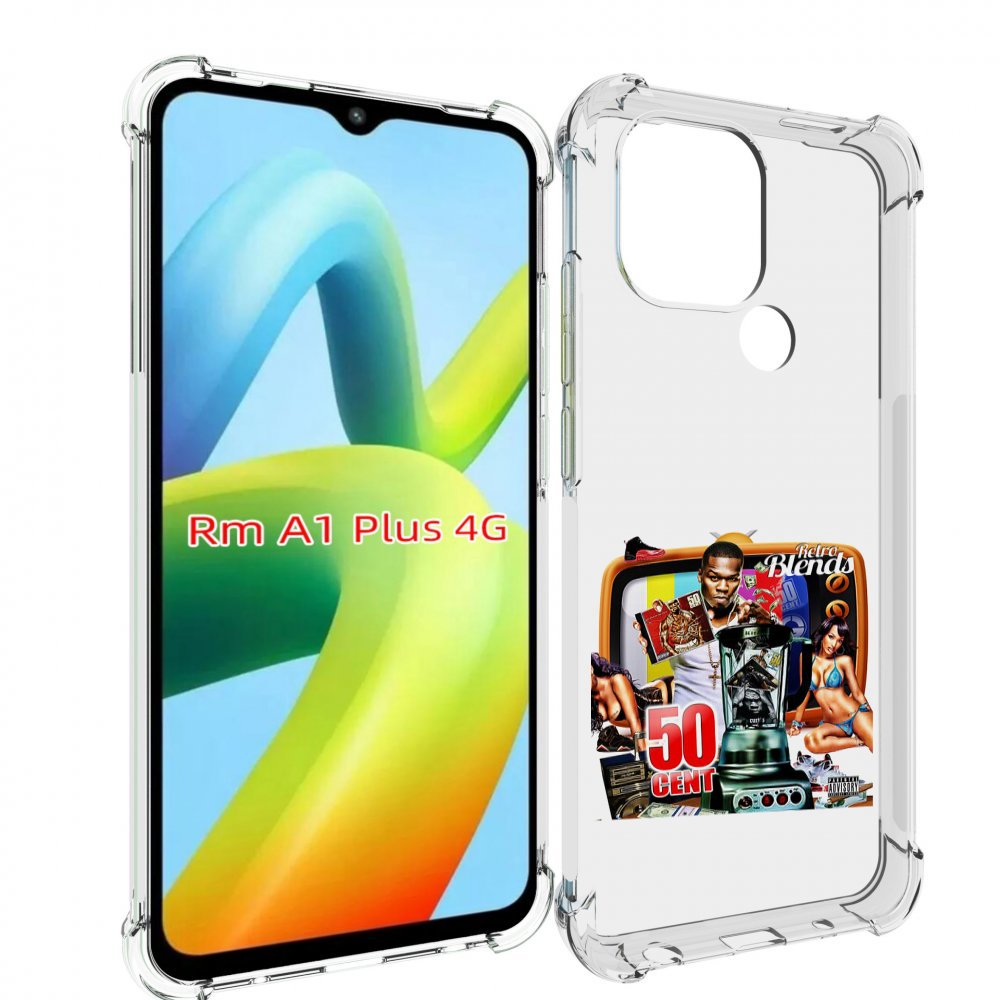 

Чехол MyPads 50 Cent - Retro 50 Cent Blends для Xiaomi Redmi A1 Plus +, Прозрачный, Tocco