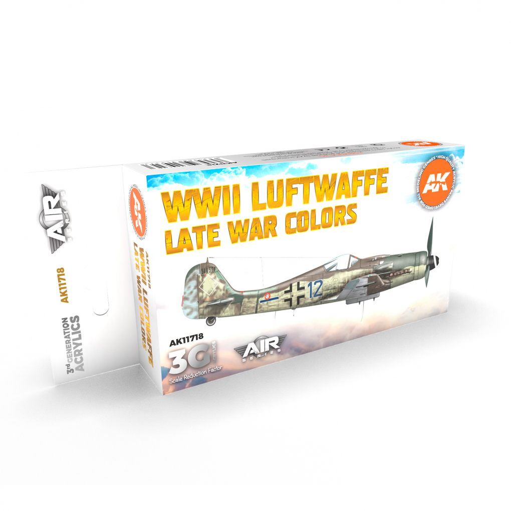 

AK11718 WWII Luftwaffe Late War Colors SET 3G