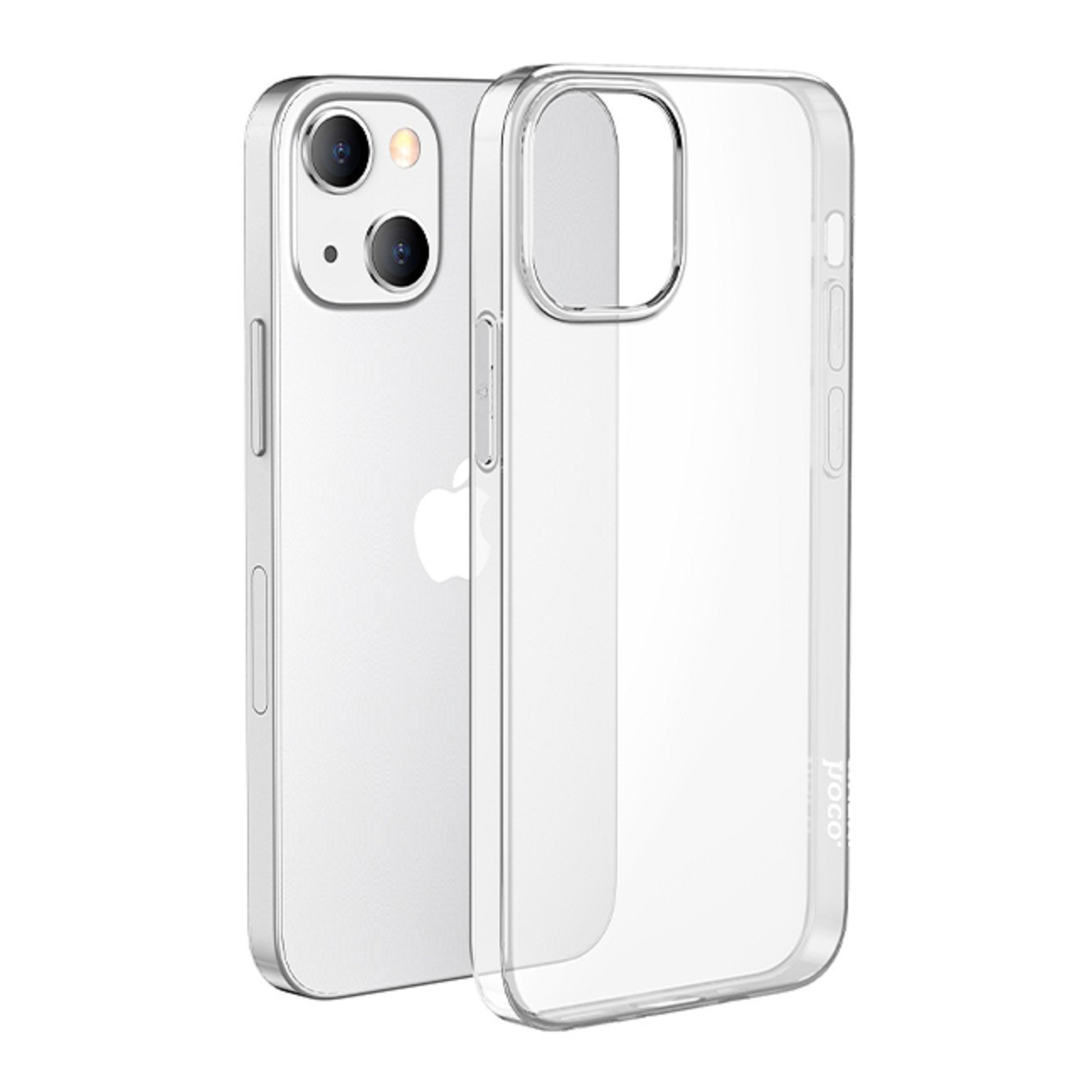 

Чехол Hoco, для iPhone 13, полиуретан (TPU), толщина 1 мм, прозрачный