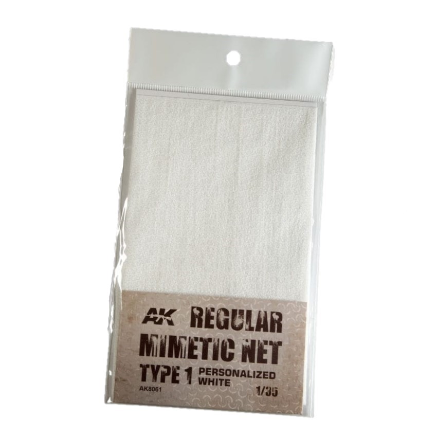 

AK8061 Regular mimetic net type 1 personalized white
