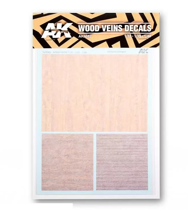 AK9082  WOOD VEINS DECAL 1/32, 1/35, 1/48