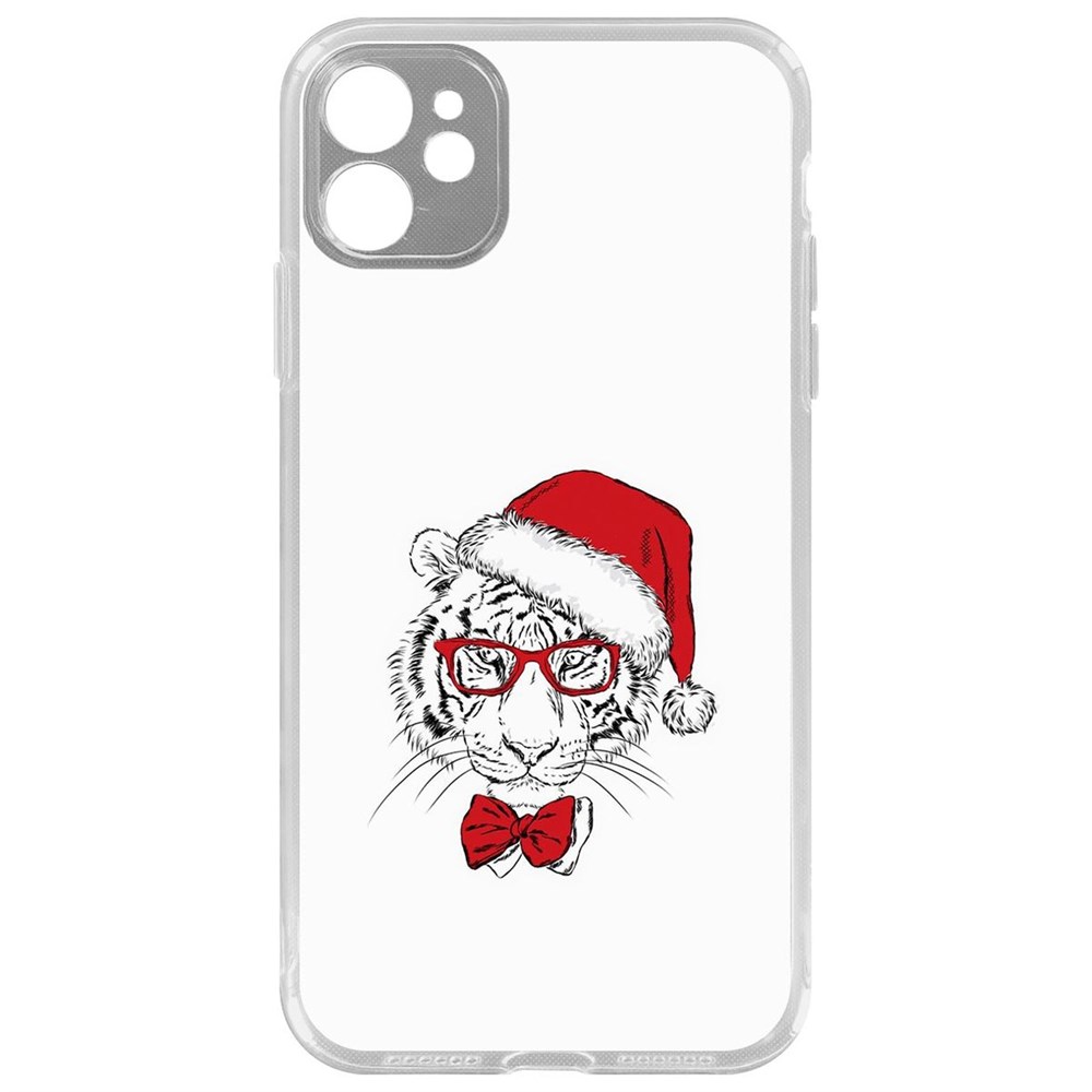 

Чехол-накладка Krutoff Clear Case Символ года для iPhone 11 с защитой камеры