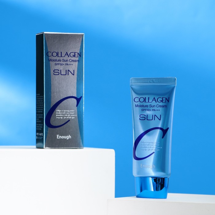 Увлажняющий солнцезащитный крем с коллагеном Enough Collagen Moisture Sun Cream SPF50+ PA+