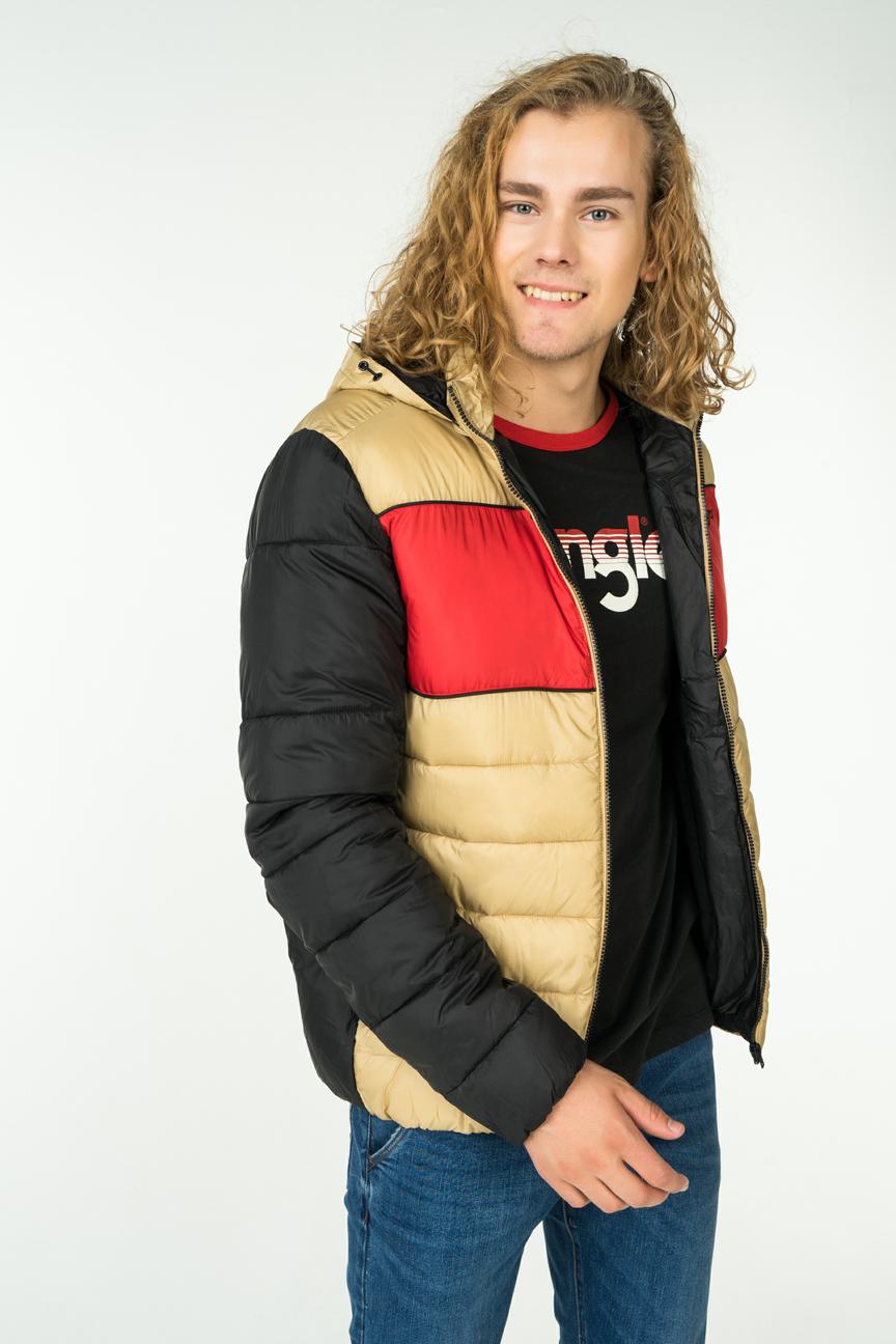 

Куртка мужская Wrangler W4729WMWM бежевая 48, W4729WMWM