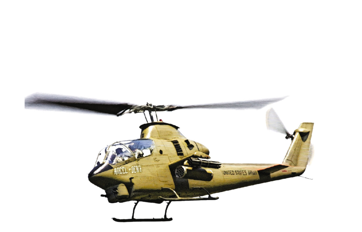 

QD72028 3D Декаль интерьера кабины Ah-1G AZ models, Однотонный