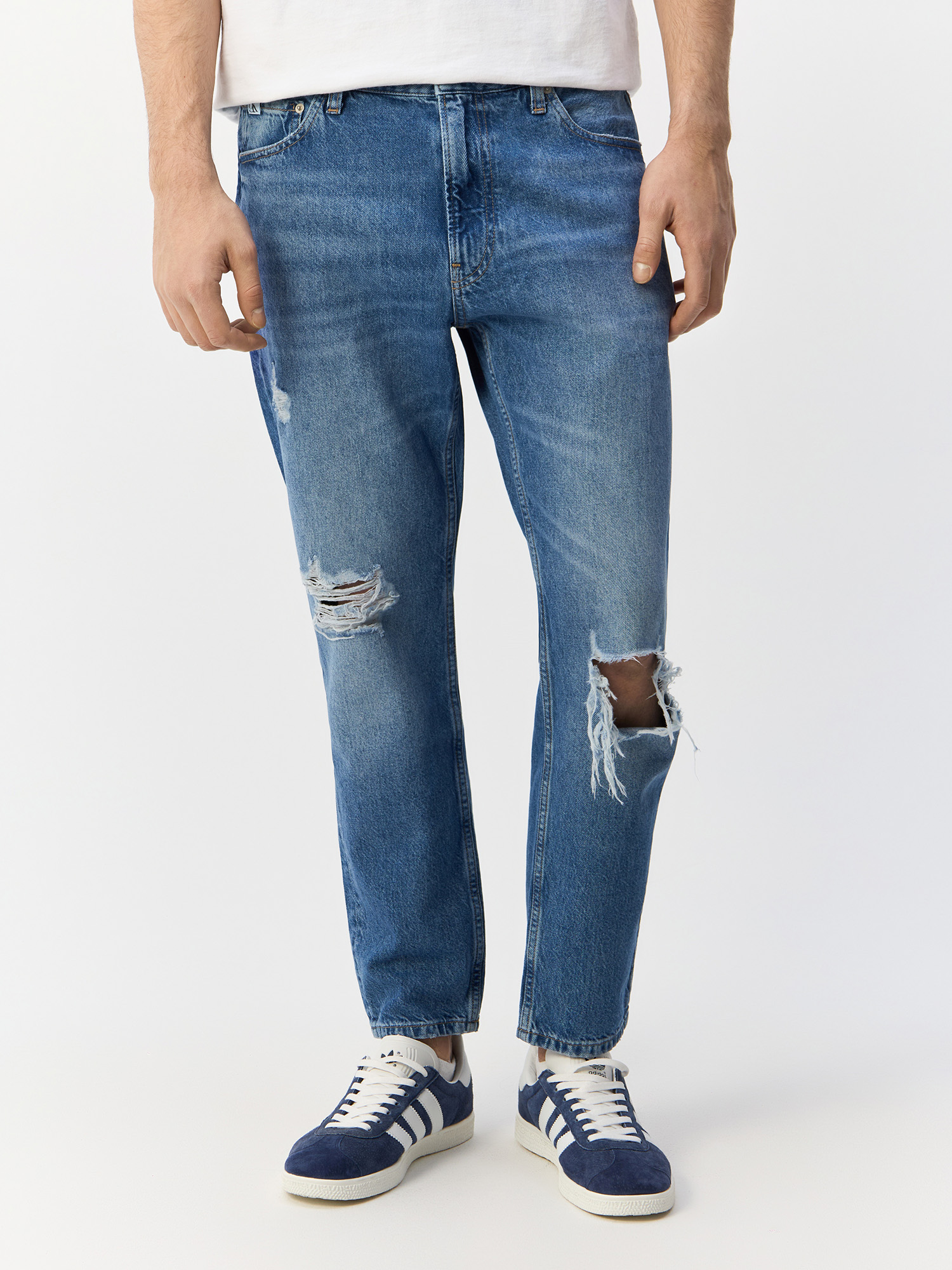 

Джинсы мужские Calvin Klein J30J325724 синие 32, Синий, J30J325724