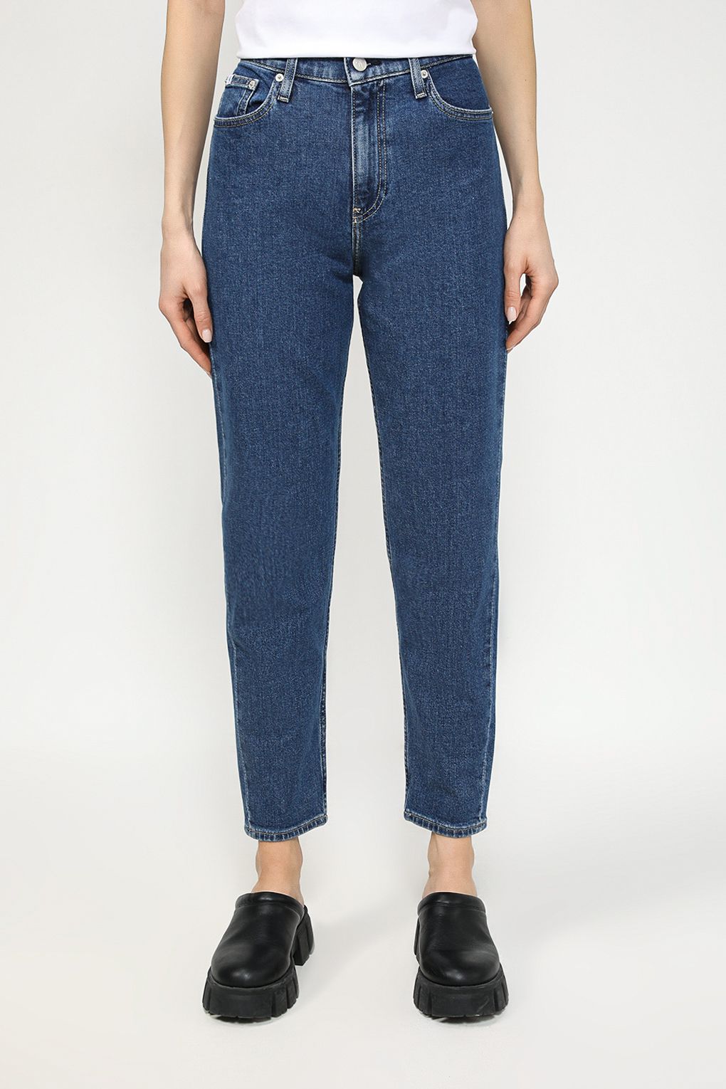 

Джинсы женские Calvin Klein Jeans J20J221589 синие 27, Синий, J20J221589