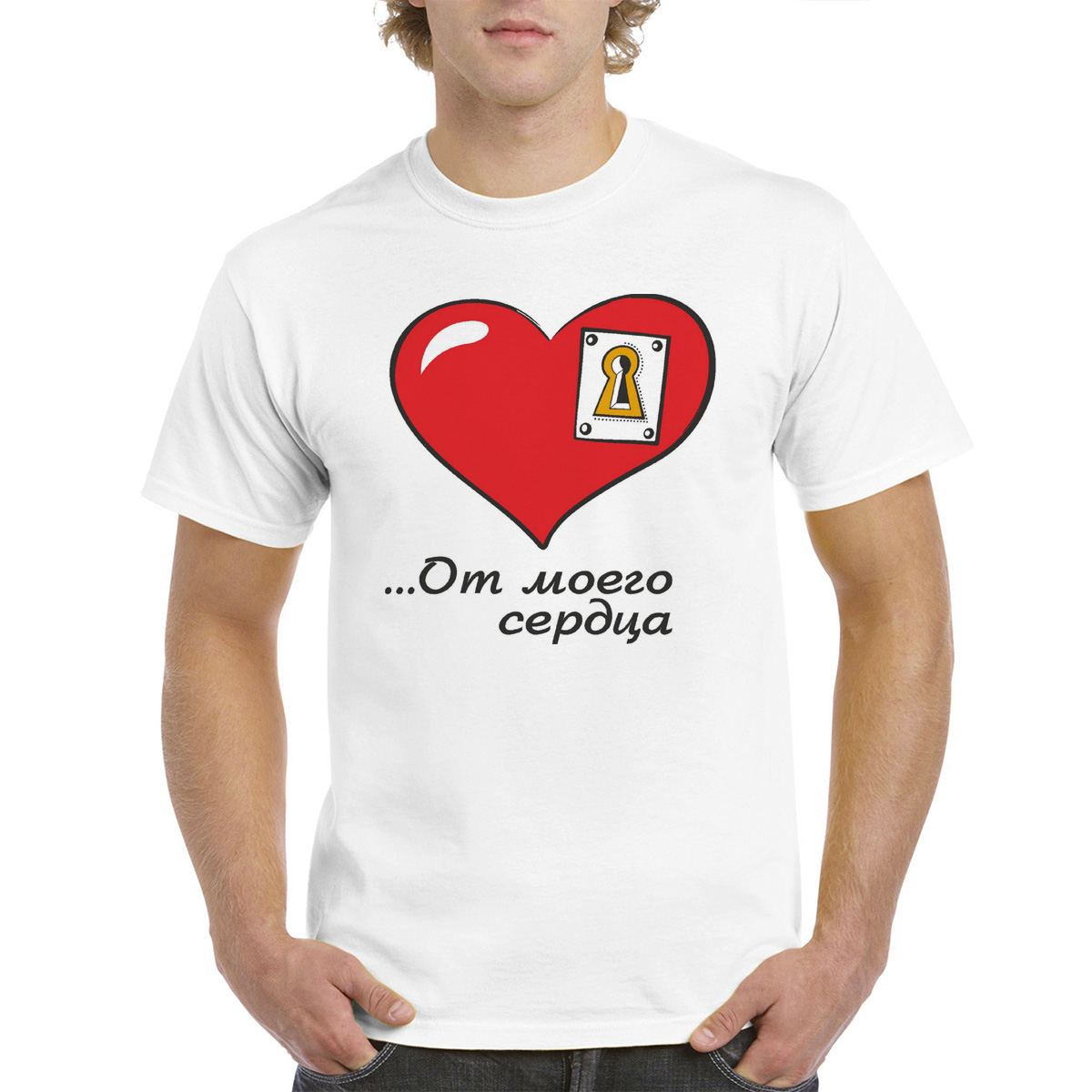 

Футболка унисекс CoolPodarok M0114063 белая 54 RU, Белый, M0114063