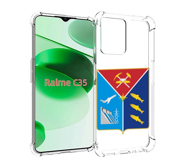 

Чехол MyPads герб-магаданская-область для Realme C35 / Narzo 50A Prime, Прозрачный, Tocco