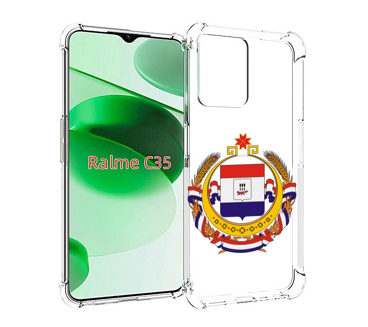 

Чехол MyPads герб-мордовия-саранск для Realme C35 / Narzo 50A Prime, Прозрачный, Tocco