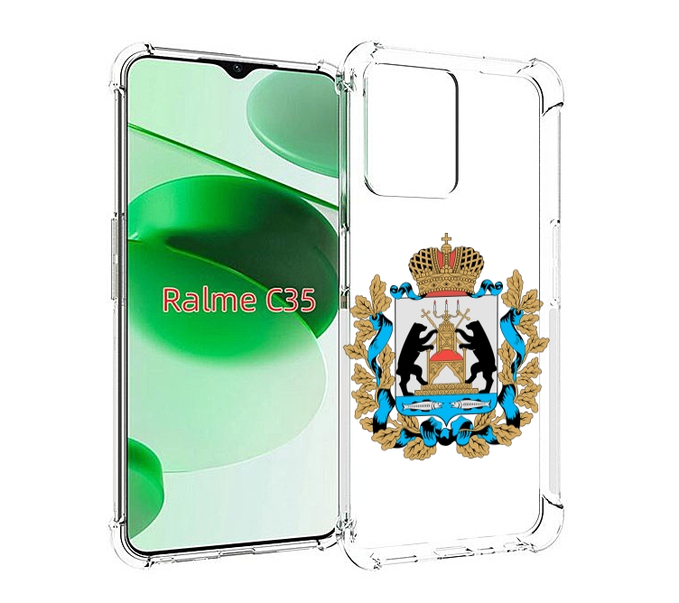 

Чехол MyPads герб-новгородская-область для Realme C35 / Narzo 50A Prime, Прозрачный, Tocco