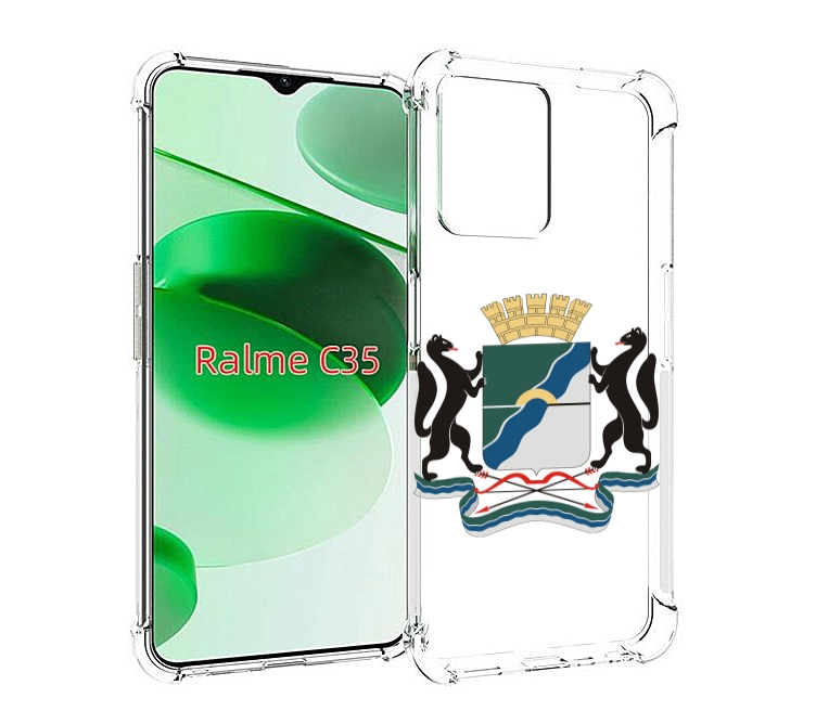 

Чехол MyPads герб-новосибирская-область для Realme C35 / Narzo 50A Prime, Прозрачный, Tocco