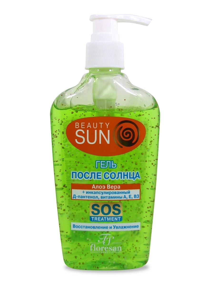 Гель после солнца Floresan Beauty Sun Алоэ вера, 220 мл