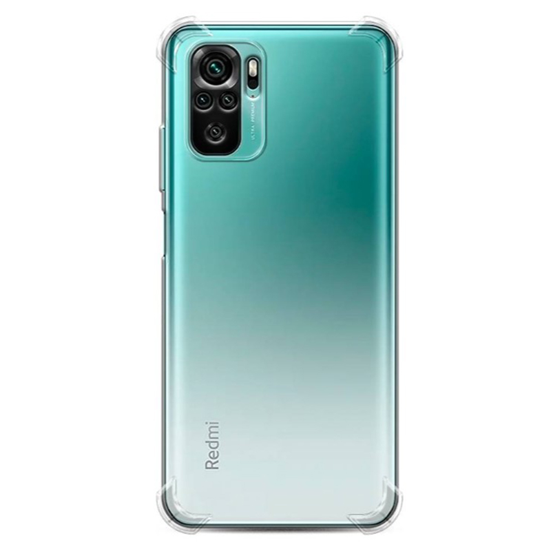 

Чехол силиконовый для Xiaomi Redmi Note 10 (4G), Xiaomi Note 10S, усиленные края, X-case, Прозрачный