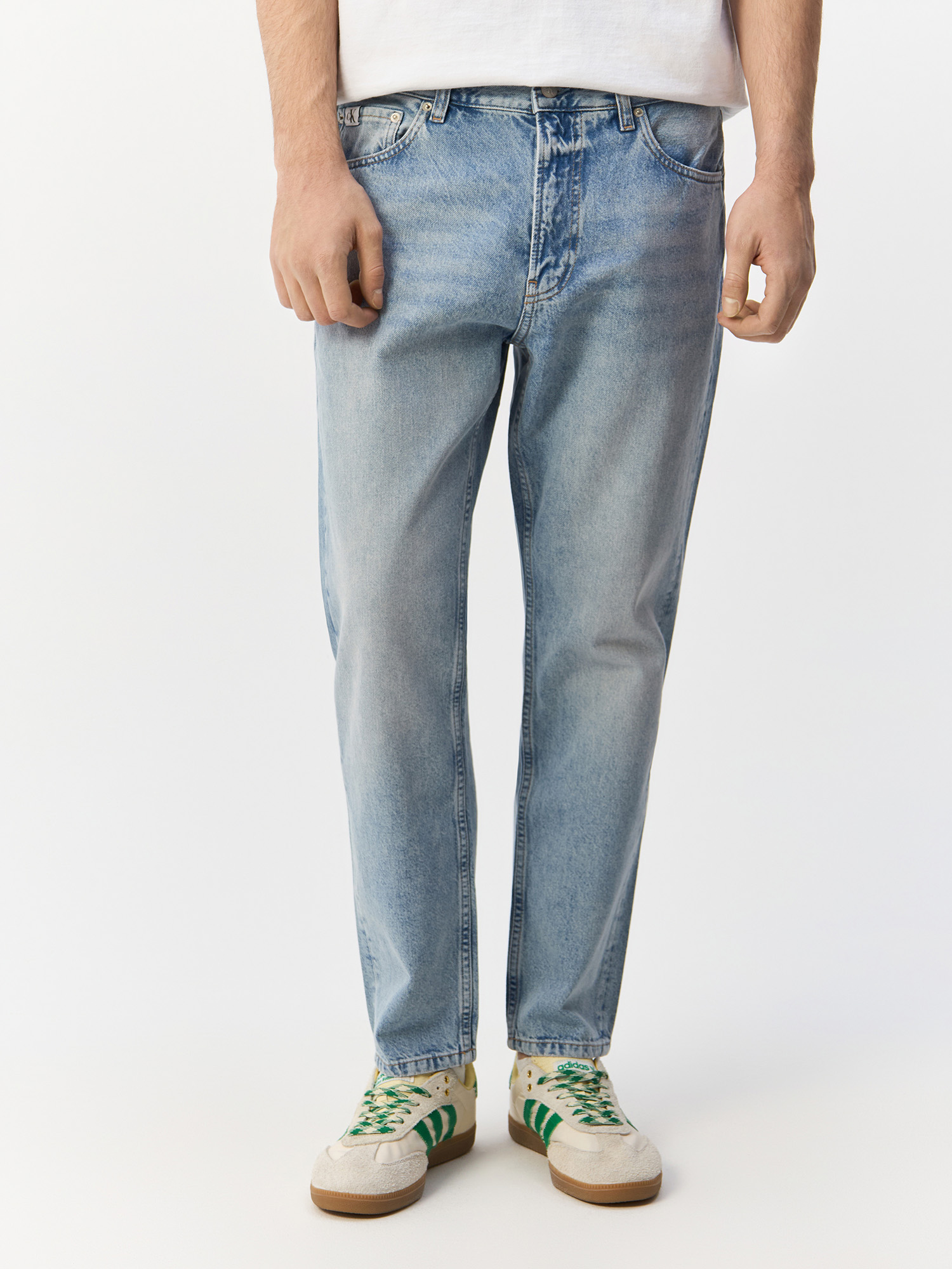 

Джинсы мужские Calvin Klein J30J325714 голубые 36, Голубой, J30J325714