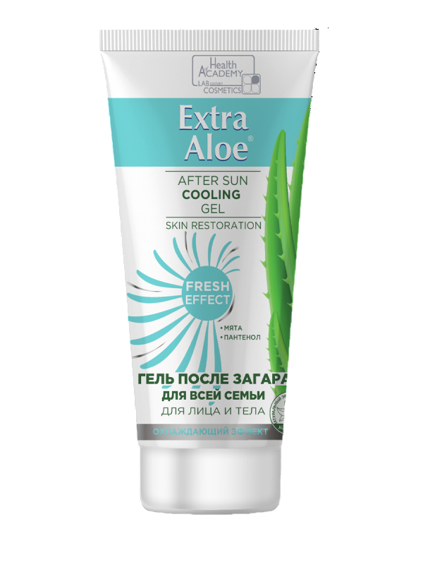 

Гель после загара Family Cosmetics Extra Aloe для всей семьи для лица и тела, 150 мл