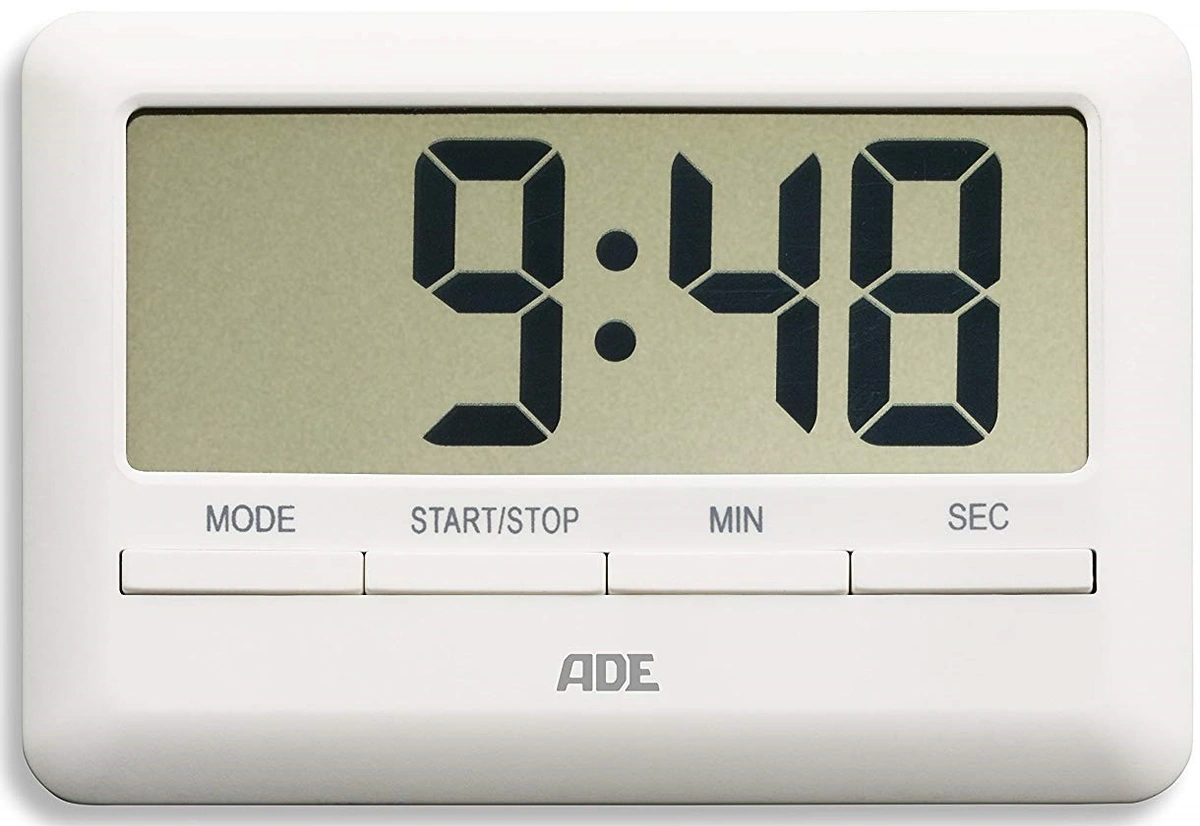 

Таймер кухонный ADE TD1600 white, пластик