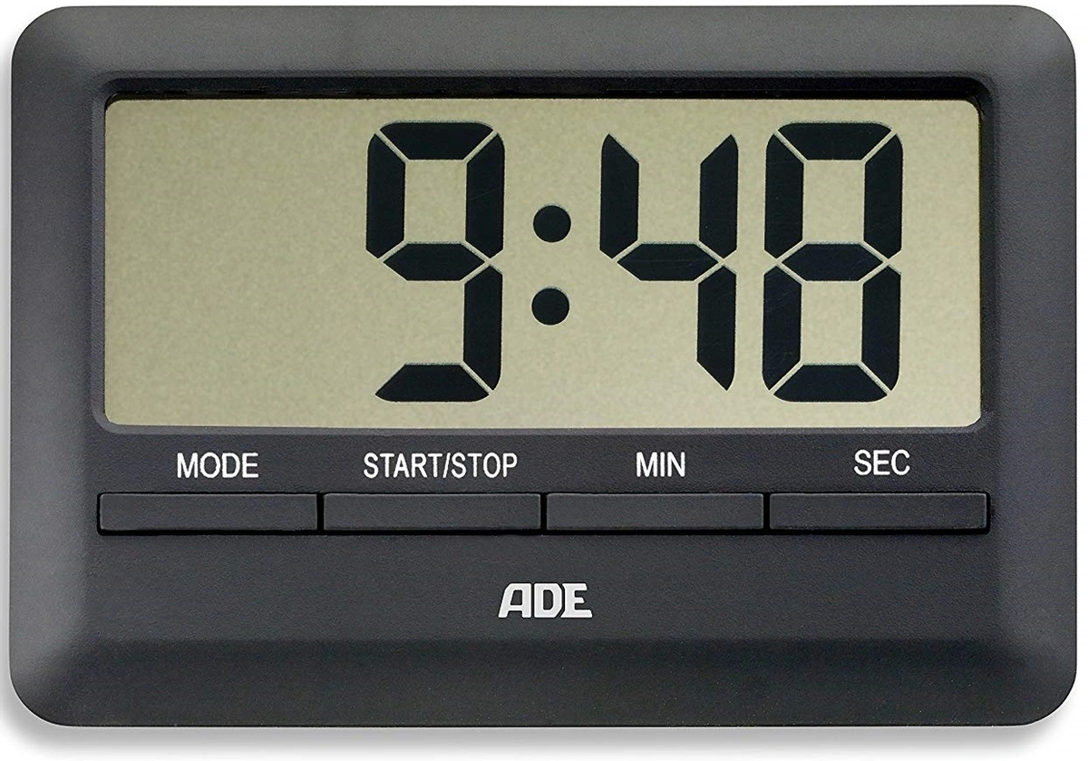 

Таймер кухонный ADE TD1601 black, пластик