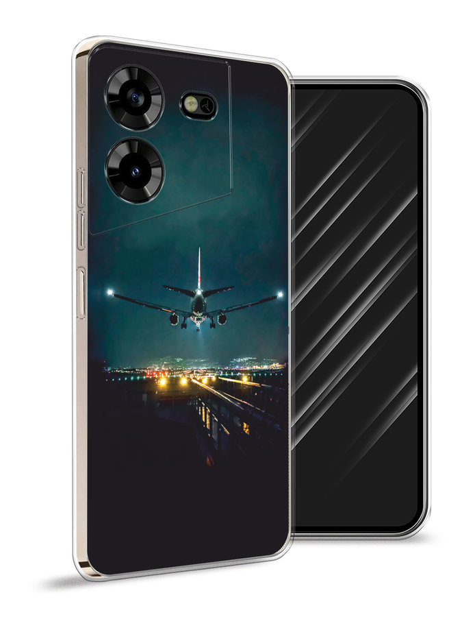 

Чехол Awog на Tecno Pova 5 "Ночной рейс", Черный, 303950-6