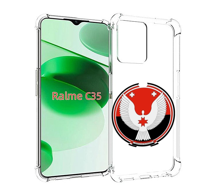 

Чехол MyPads герб-удмуртия-ижевск для Realme C35 / Narzo 50A Prime, Прозрачный, Tocco
