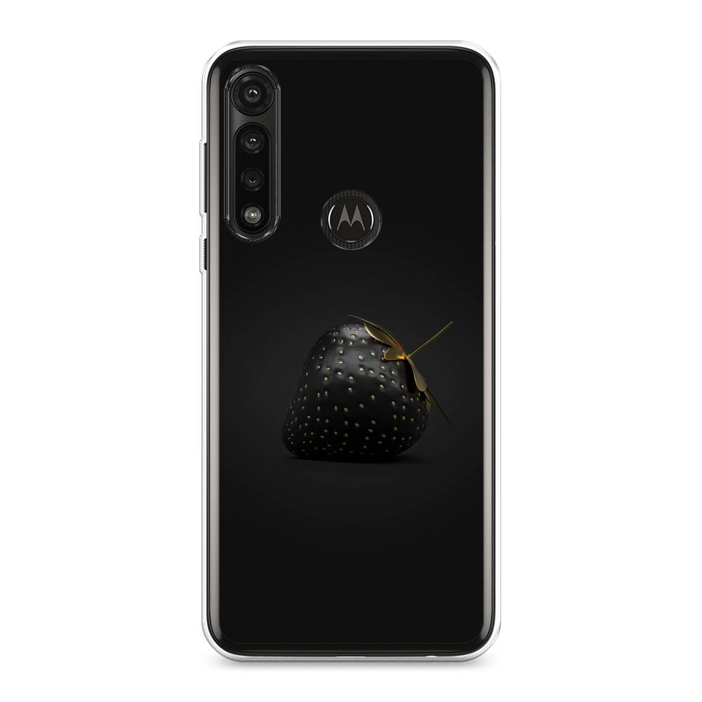 

Чехол Awog на Motorola Moto G Power 2020 "Черная клубника", Разноцветный, 242650-10