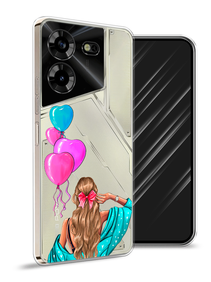 

Чехол Awog на Tecno Pova 5 "День Рождения", Голубой;розовый;бежевый, 303950-7