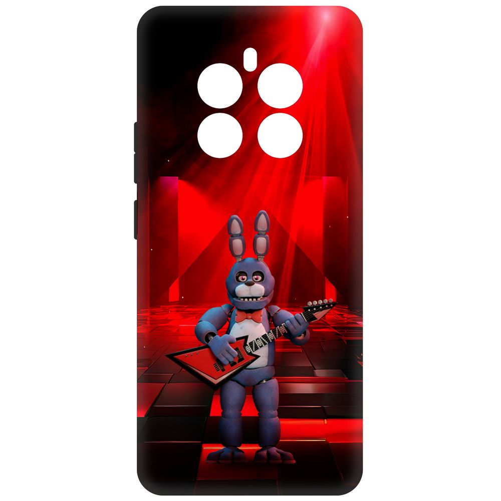 

Чехол-накладка Krutoff Soft Case ФНАФ - Бонни с гитарой для Realme 12+ 5G черный
