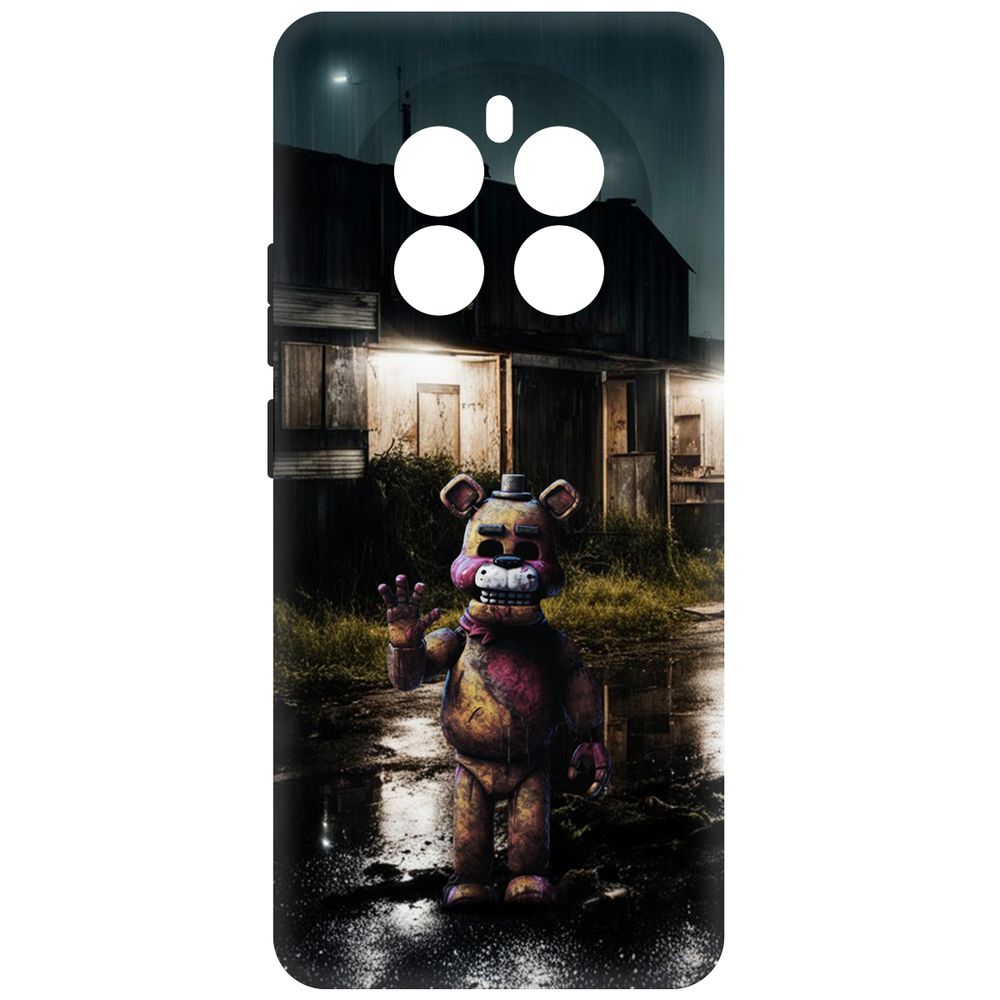 

Чехол-накладка Krutoff Soft Case ФНАФ - Фредди под дождем для Realme 12+ 5G черный