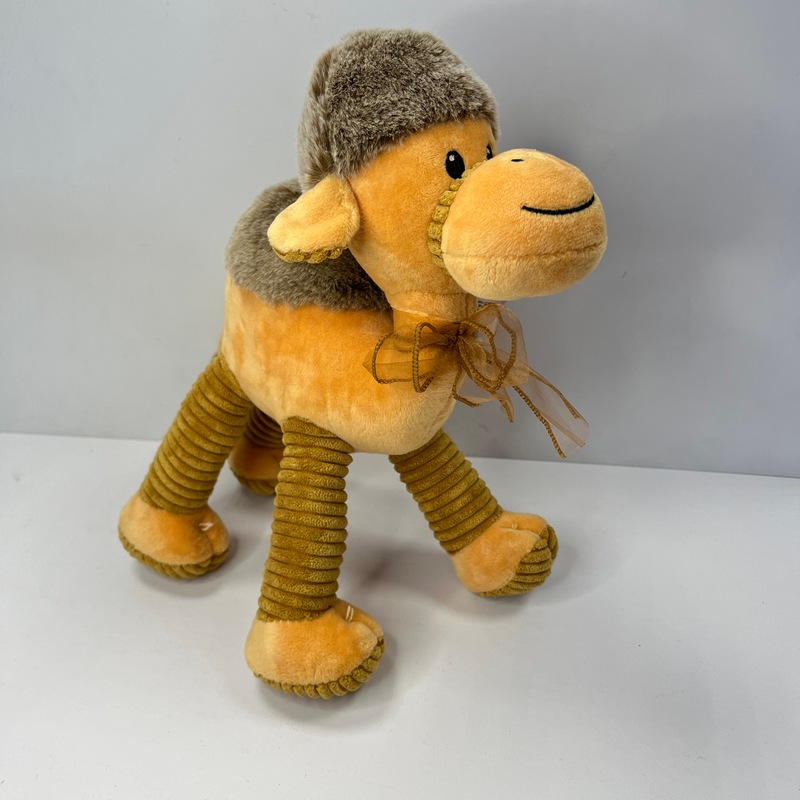 Mягкая игрушка OkToys Верблюд одногорбый 27 см Коричневый